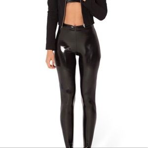 Blackmilk black PVC shiny leggings